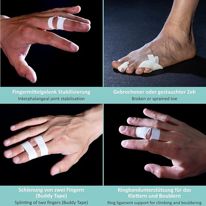 taping toes for hiking